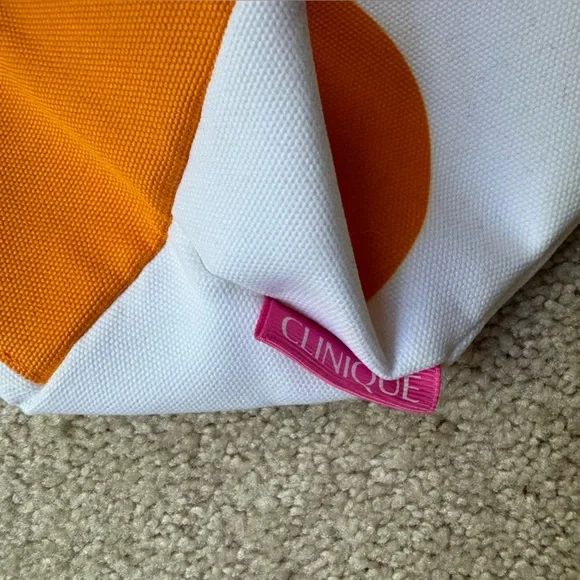 Clinique Canvas Tote Bag in Vibrant Splash Pattern - New, never used! - Picture 6 of 9